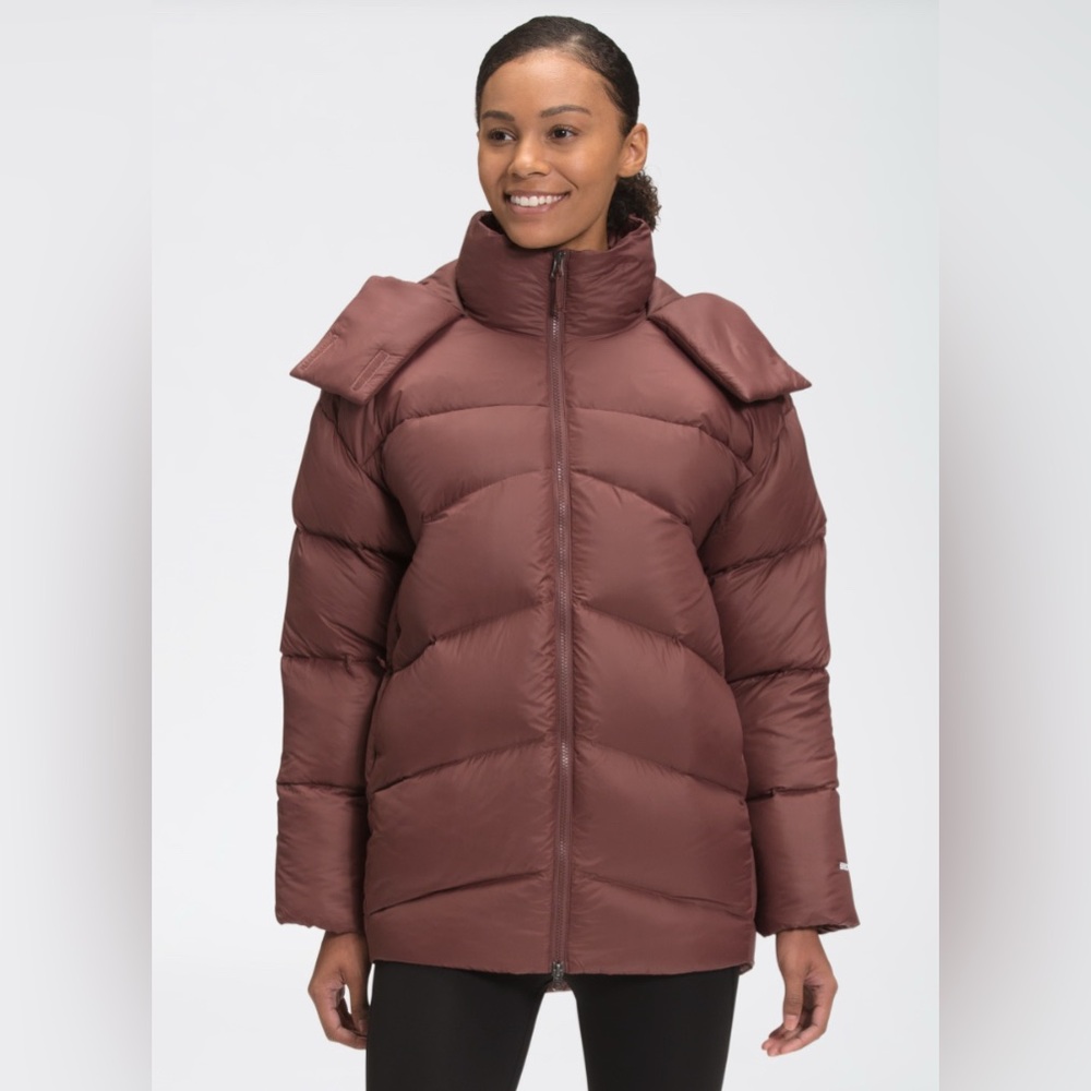 The North Face 550 Palomar Down Puffer Marron Purple Jacket Women’s Size Medium